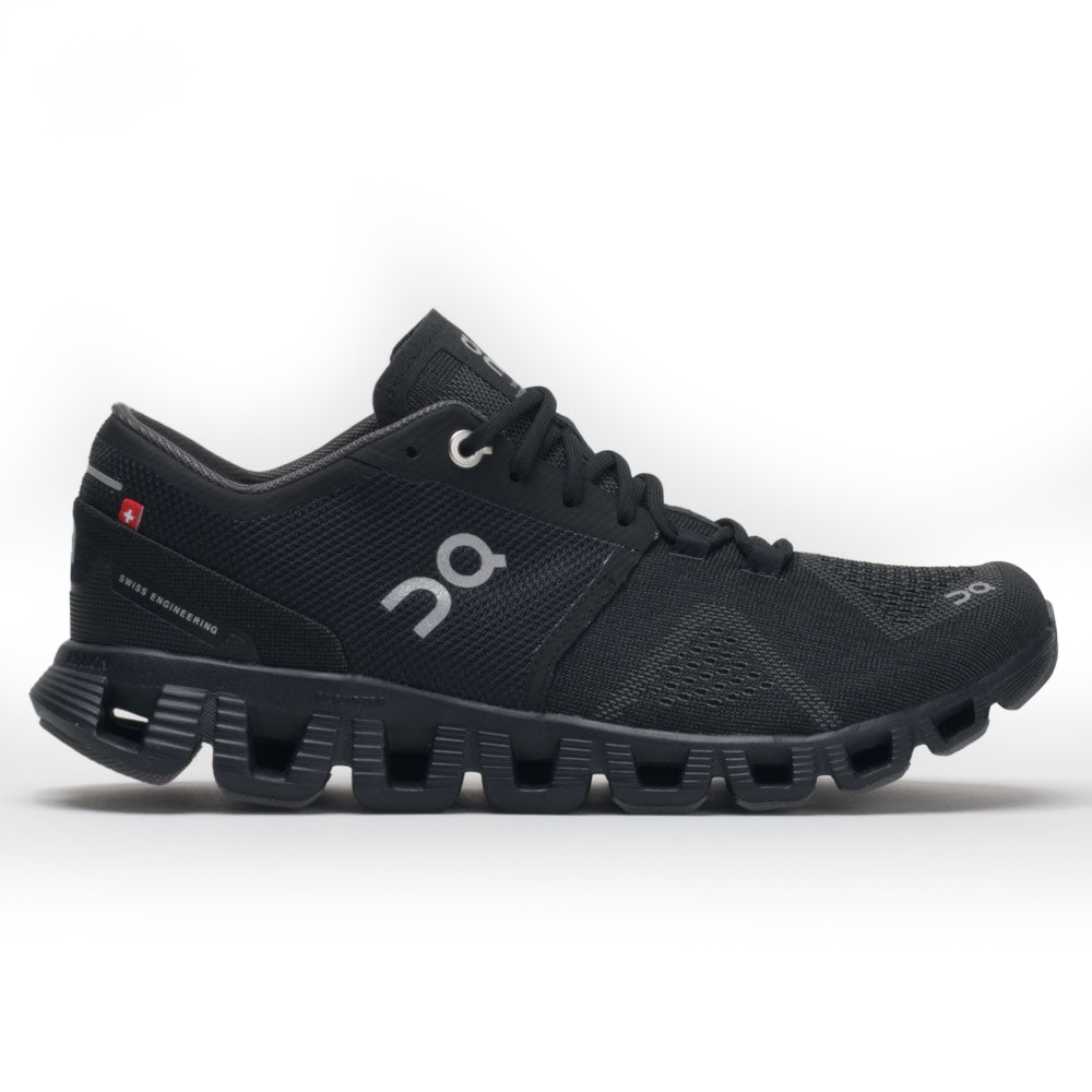 On Cloud X Men's Black/Asphalt