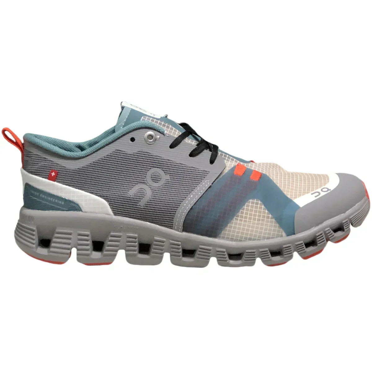 On Cloud X1 Women’sAlloy gray-red