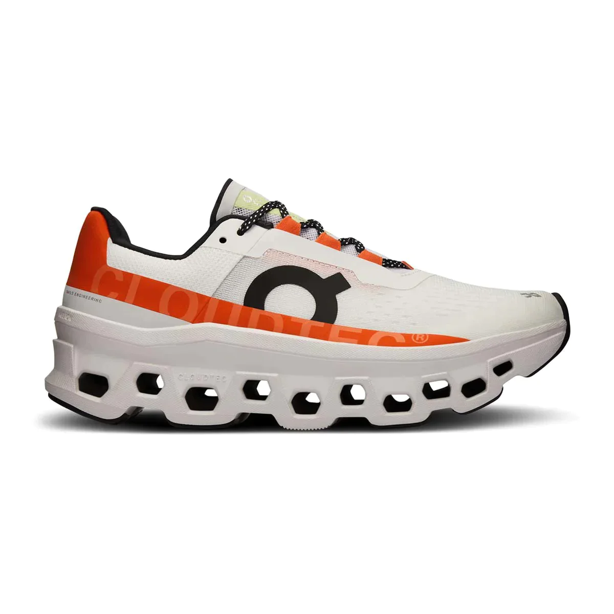 On Cloudmonster Undyed-White | Flame Women’s