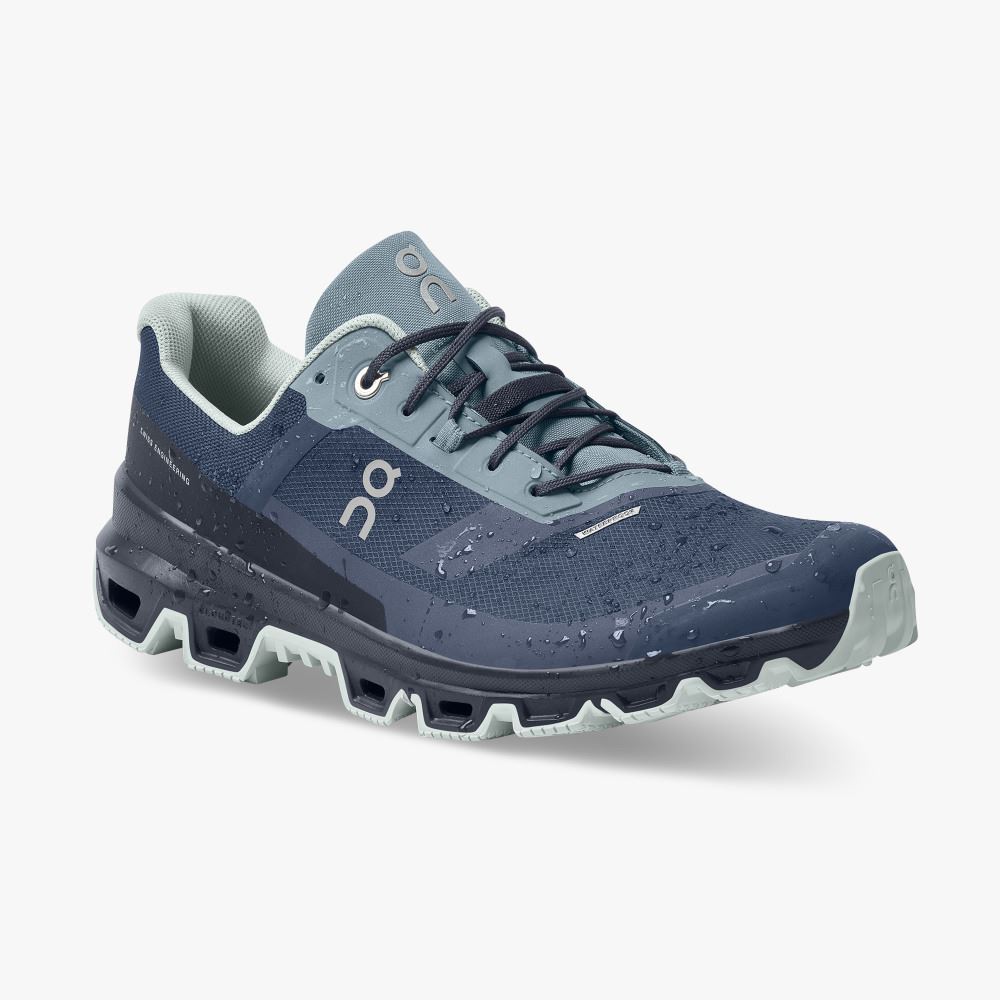 On Cloudventure Waterproof: Trail Running Shoe - Denim | Midnight ON95XF02 - Image 6