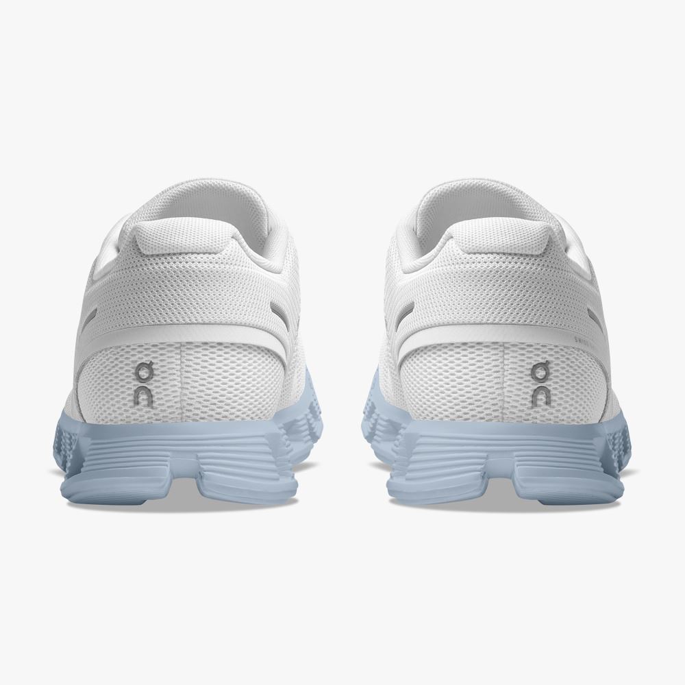 On Running 5 - the lightweight shoe for everyday performance - White | Chambray ON95XF310 - Image 5
