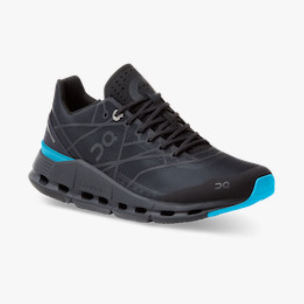 On The Cloudnova Z5: the new hybrid shoe - Black | Cyan ON95XF371 - Image 6