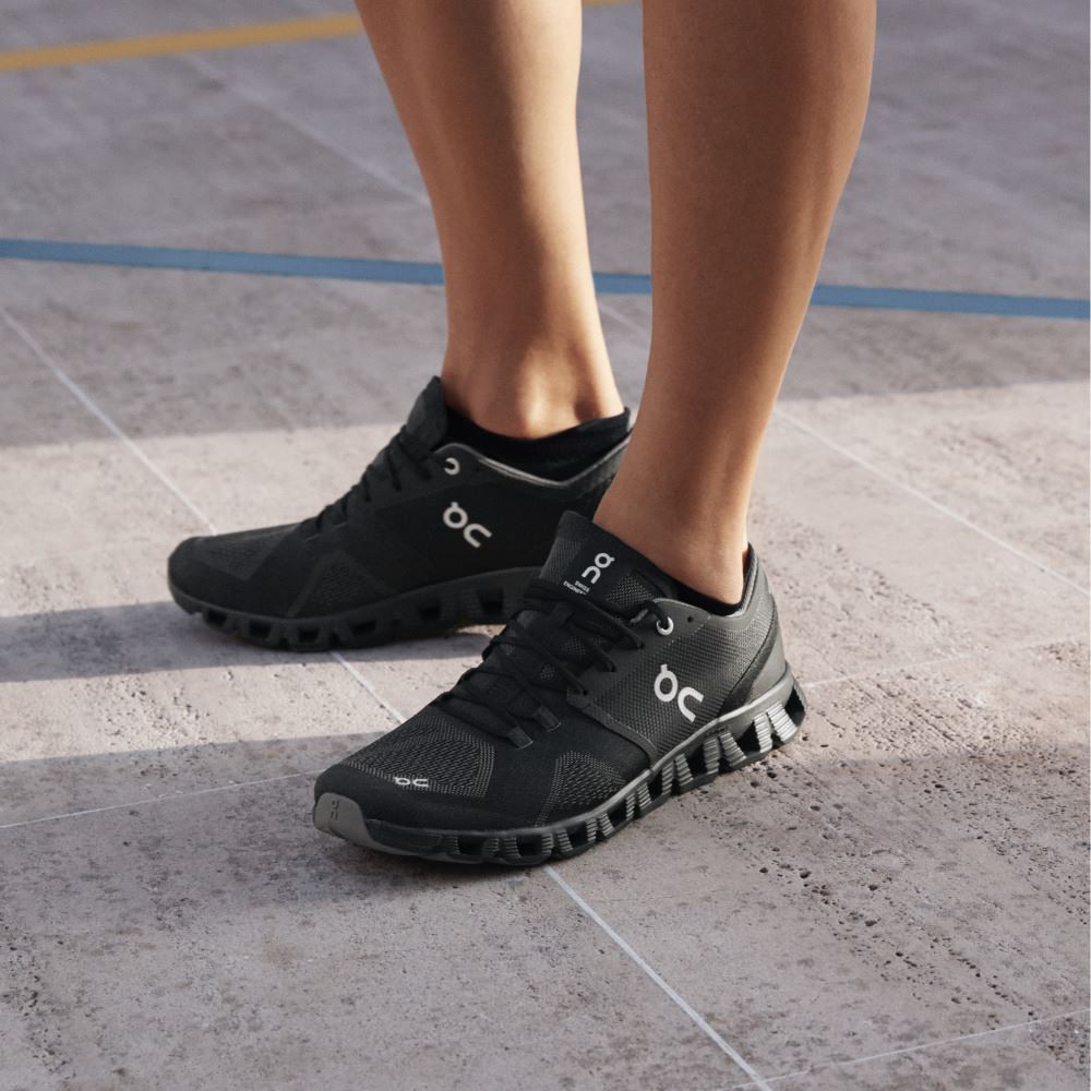 On New Cloud X - Workout and Cross Training Shoe - Black | Asphalt ON95XF240 - Image 3