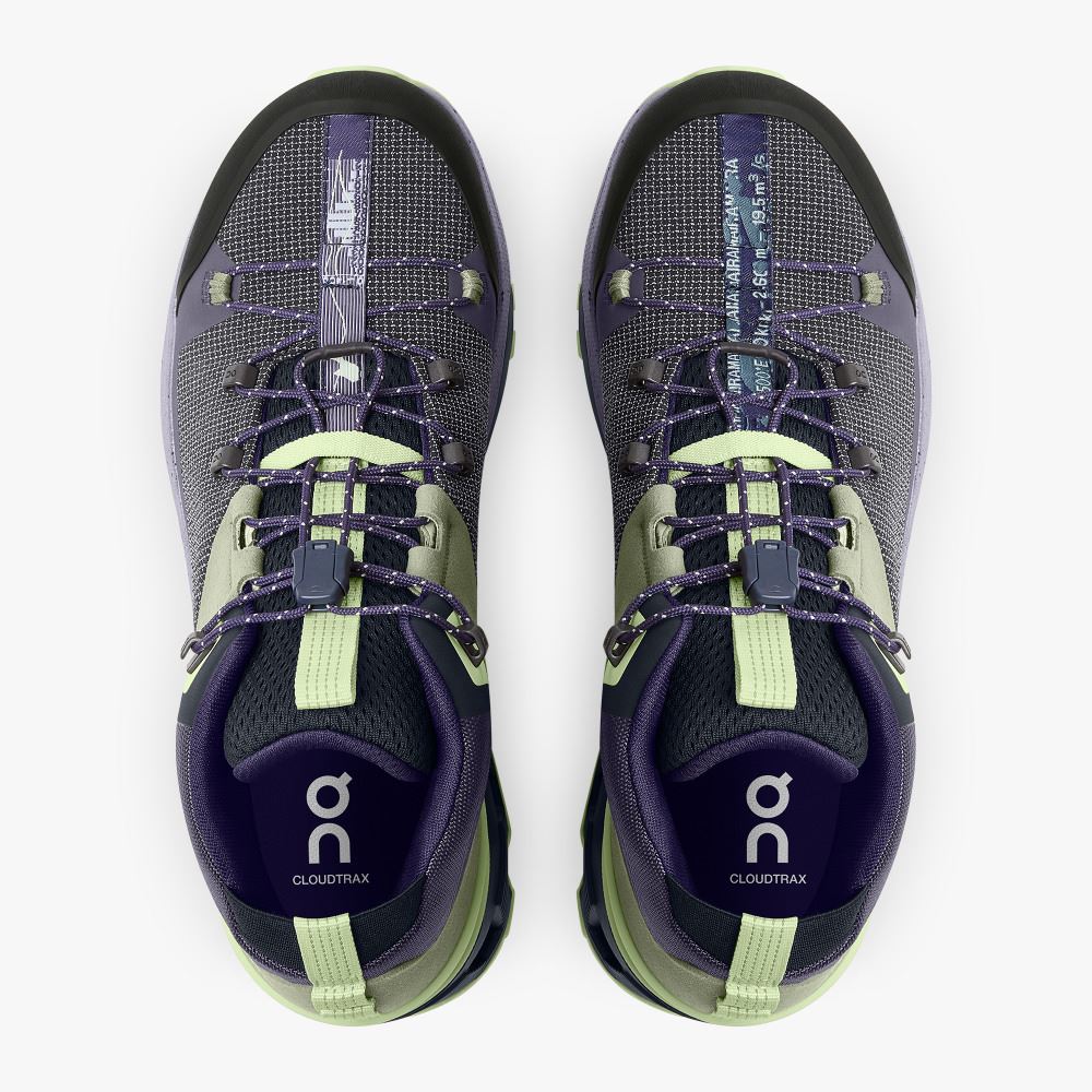 On Runningtrax: hiking boot for street and mountain peaks - Reseda | Lavender ON95XF380 - Image 2