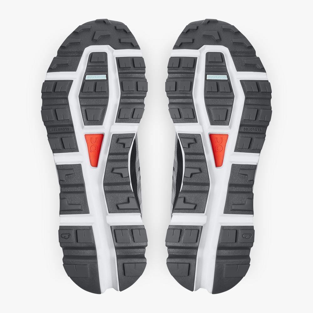 On The Cloudvista: Lightweight Trail Running & Hiking shoe - Glacier | Black ON95XF89 - Image 3