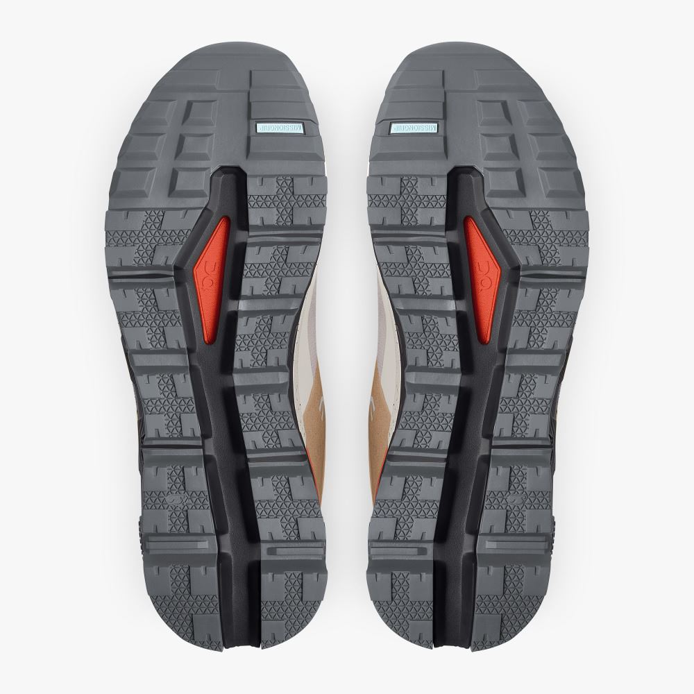 On Runningtrax: hiking boot for street and mountain peaks - Chai | Ivory ON95XF267 - Image 3