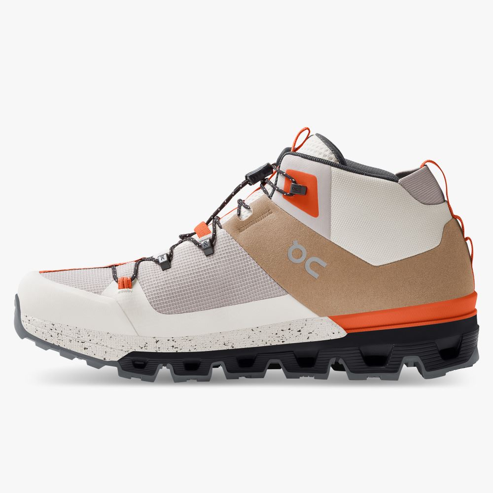On Runningtrax: hiking boot for street and mountain peaks - Chai | Ivory ON95XF267 - Image 4