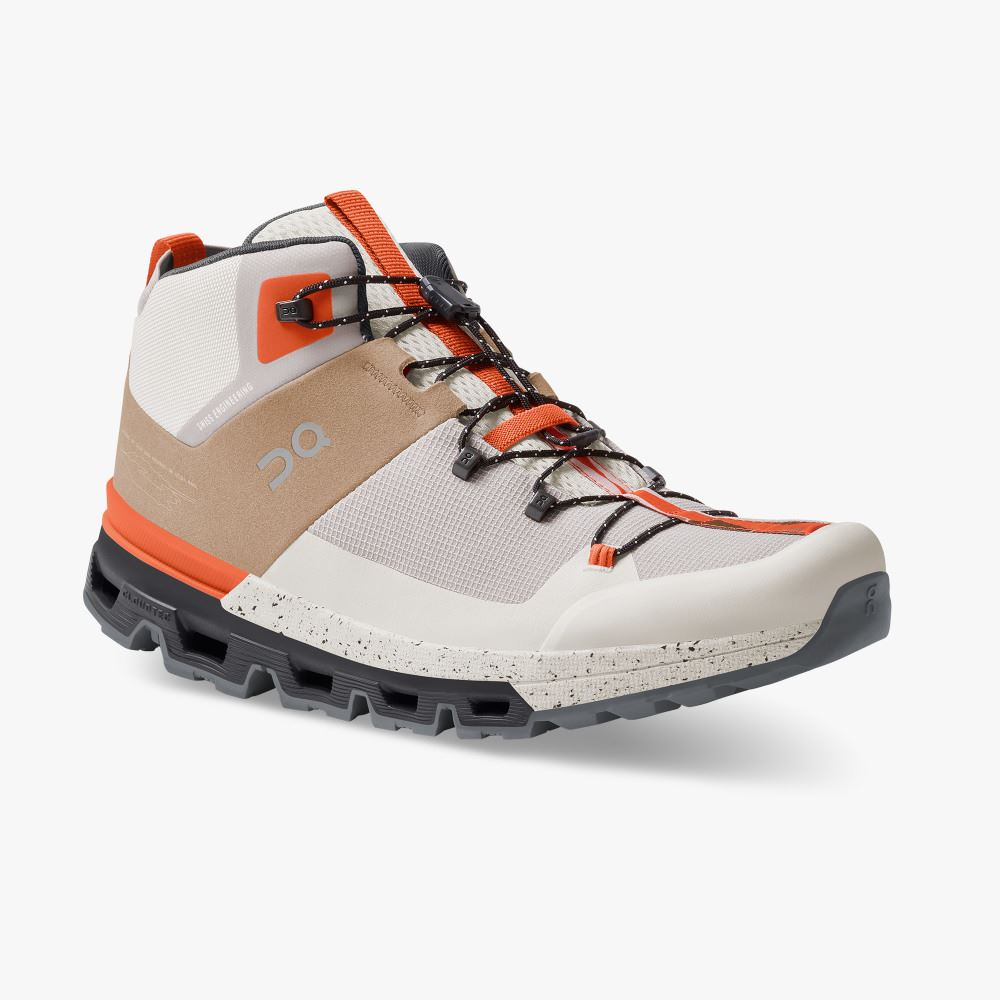 On Runningtrax: hiking boot for street and mountain peaks - Chai | Ivory ON95XF267 - Image 6