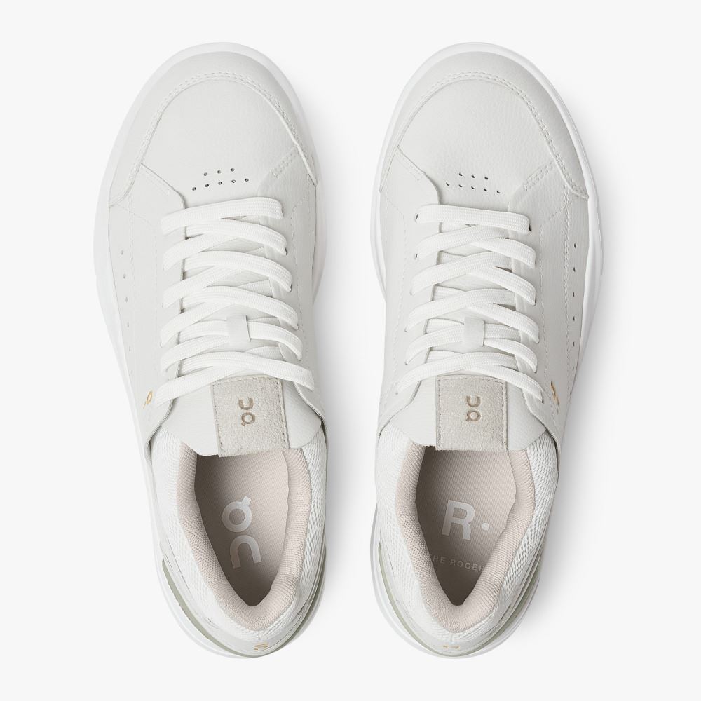 On THE ROGER: tennis-inspired sneaker by On & Roger Federer - Ice | Chalk ON95XF391 - Image 2