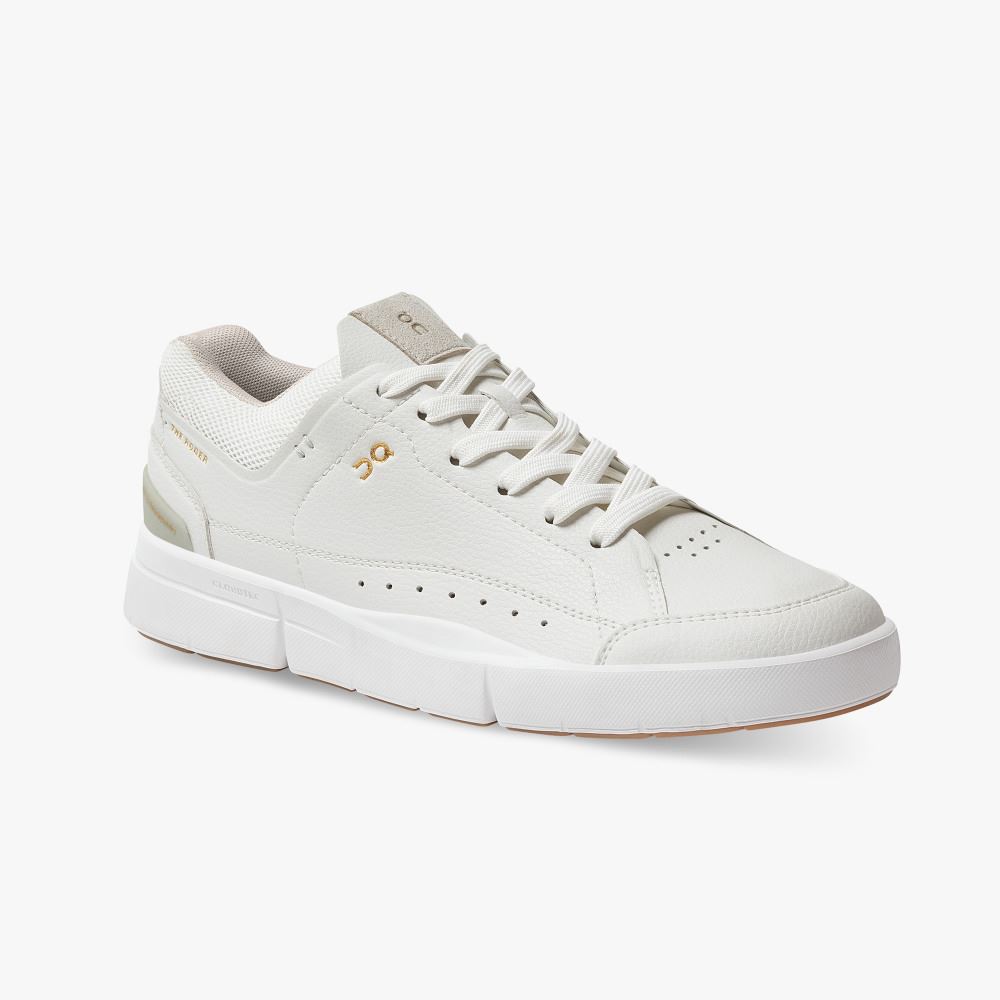 On THE ROGER: tennis-inspired sneaker by On & Roger Federer - Ice | Chalk ON95XF391 - Image 6