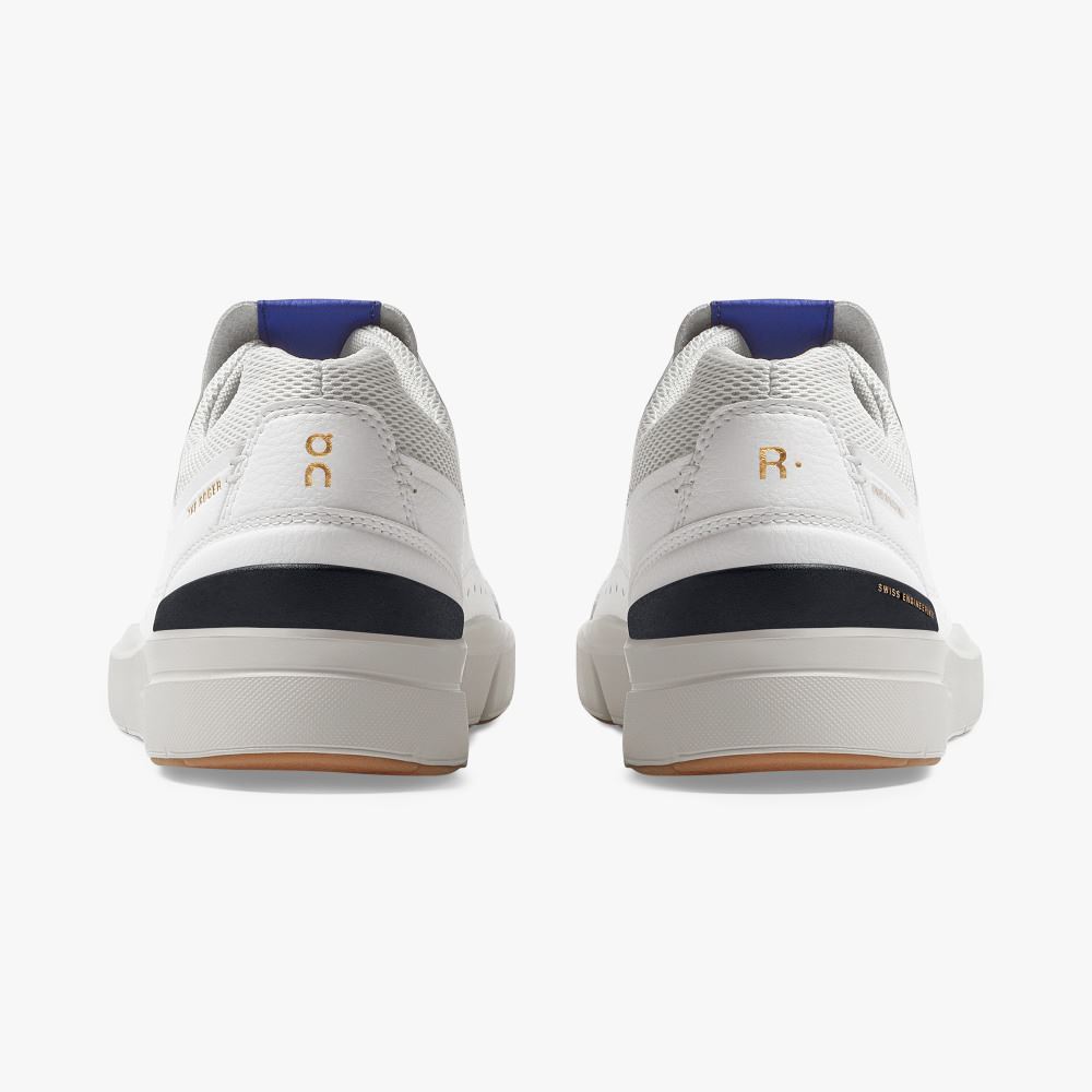 On THE ROGER: tennis-inspired sneaker by On & Roger Federer - White | Indigo ON95XF394 - Image 6