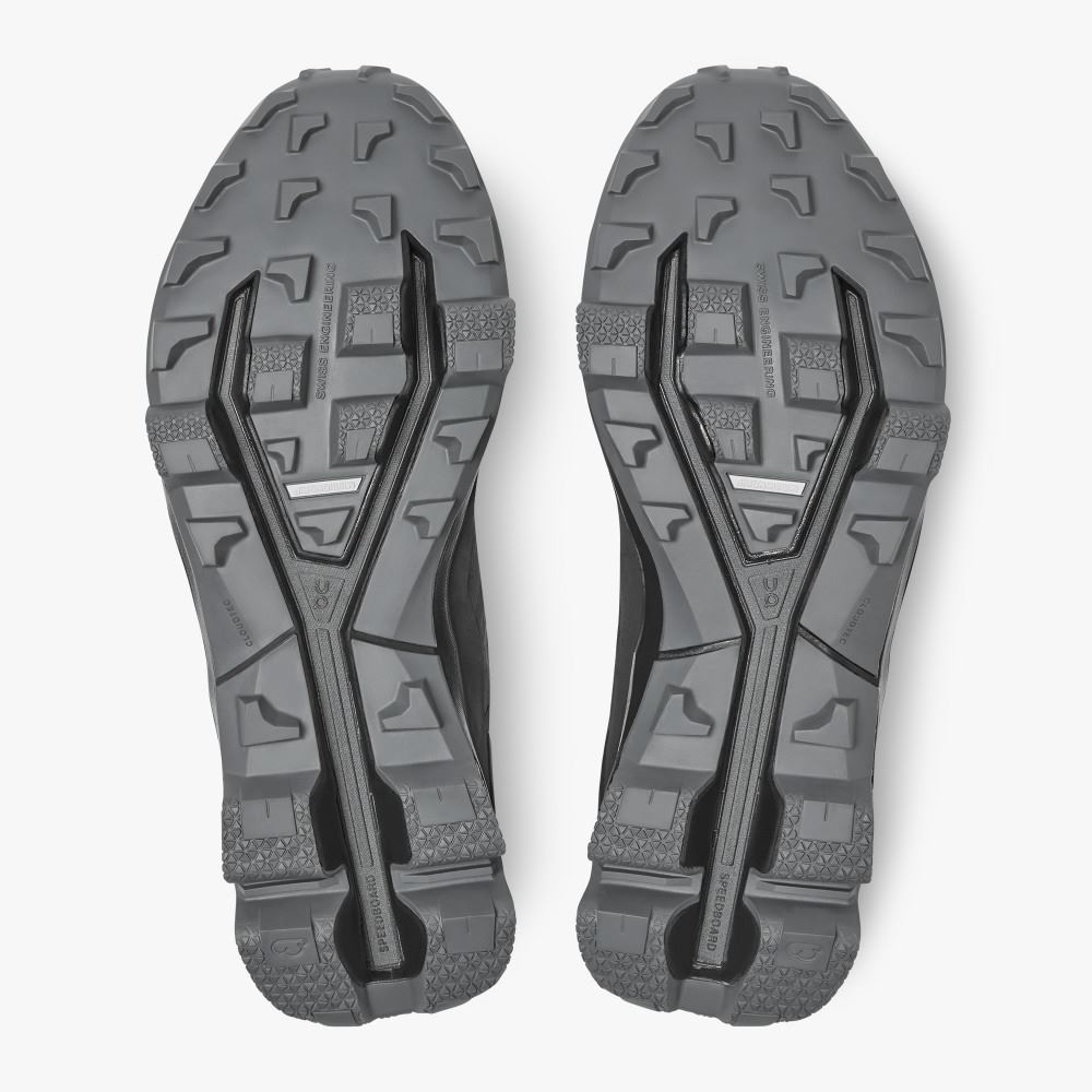 On Cloudventure Peak - Lightweight Trail Running Shoe - Black | Rock ON95XF107 - Image 3