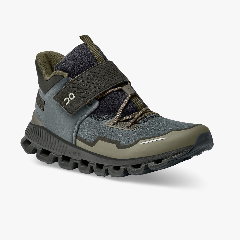 On Running Hi Edge Defy: active urban shoes for cold weather - Olive | Fir ON95XF198 - Image 6