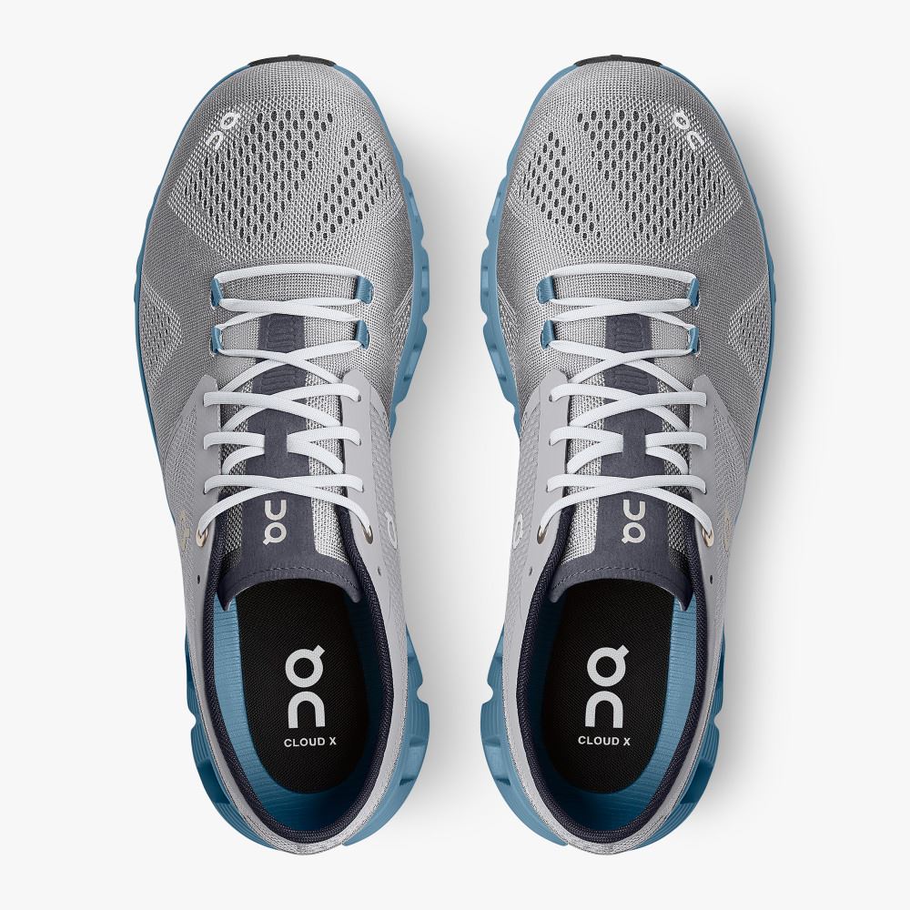 On New Cloud X - Workout and Cross Training Shoe - Alloy | Niagara ON95XF238 - Image 2
