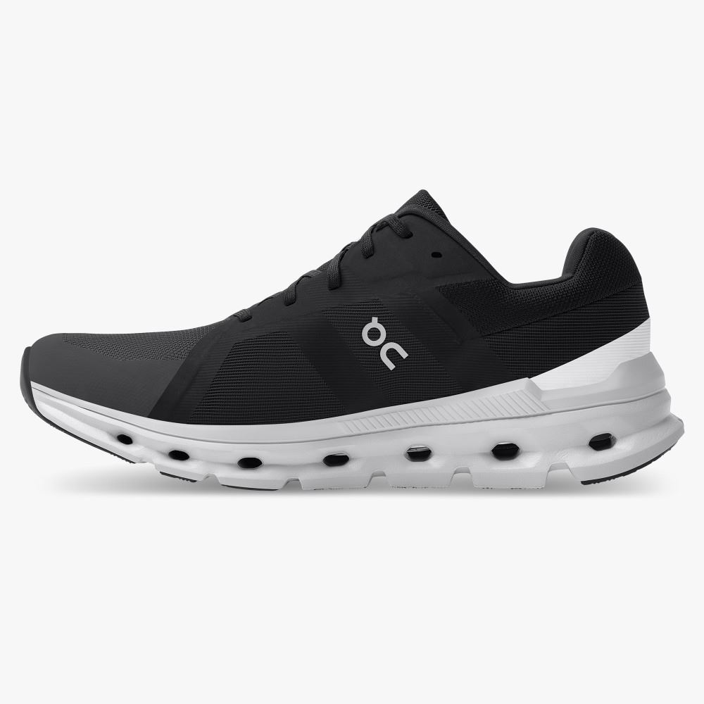 On The Cloudrunner: Supportive & Breathable Running Shoe - Eclipse | Frost ON95XF30 - Image 4