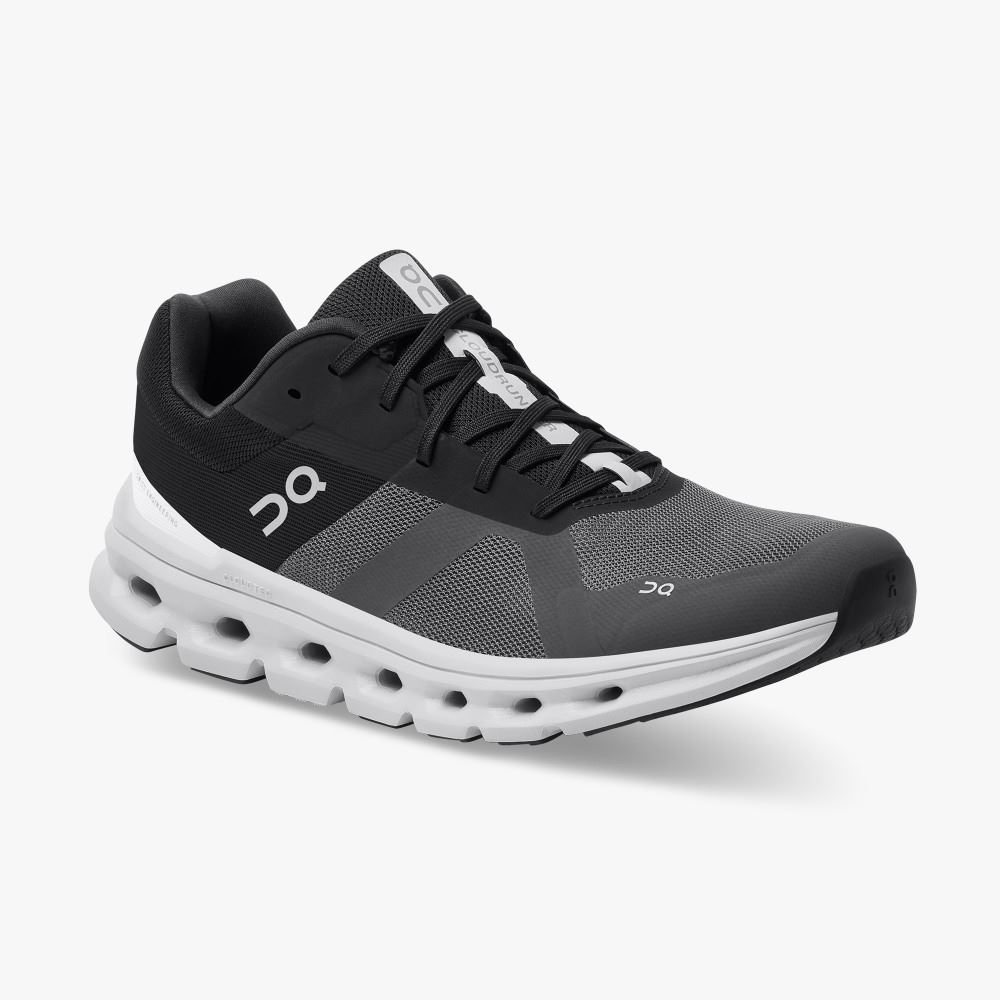 On The Cloudrunner: Supportive & Breathable Running Shoe - Eclipse | Frost ON95XF30 - Image 6
