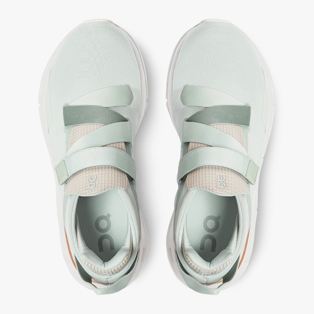 On Runningnova Wrap: women's exclusive performance sneaker - Leaf | Cumin ON95XF370 - Image 2