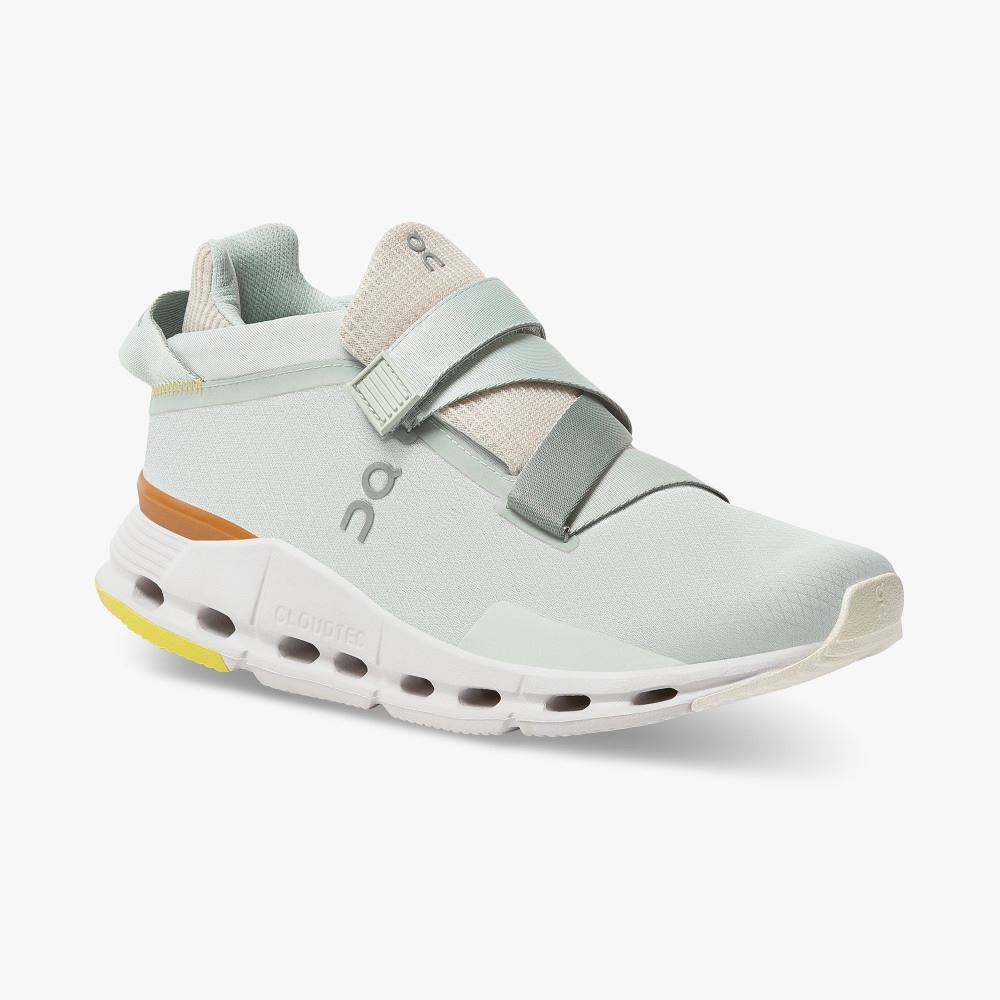 On Runningnova Wrap: women's exclusive performance sneaker - Leaf | Cumin ON95XF370 - Image 6