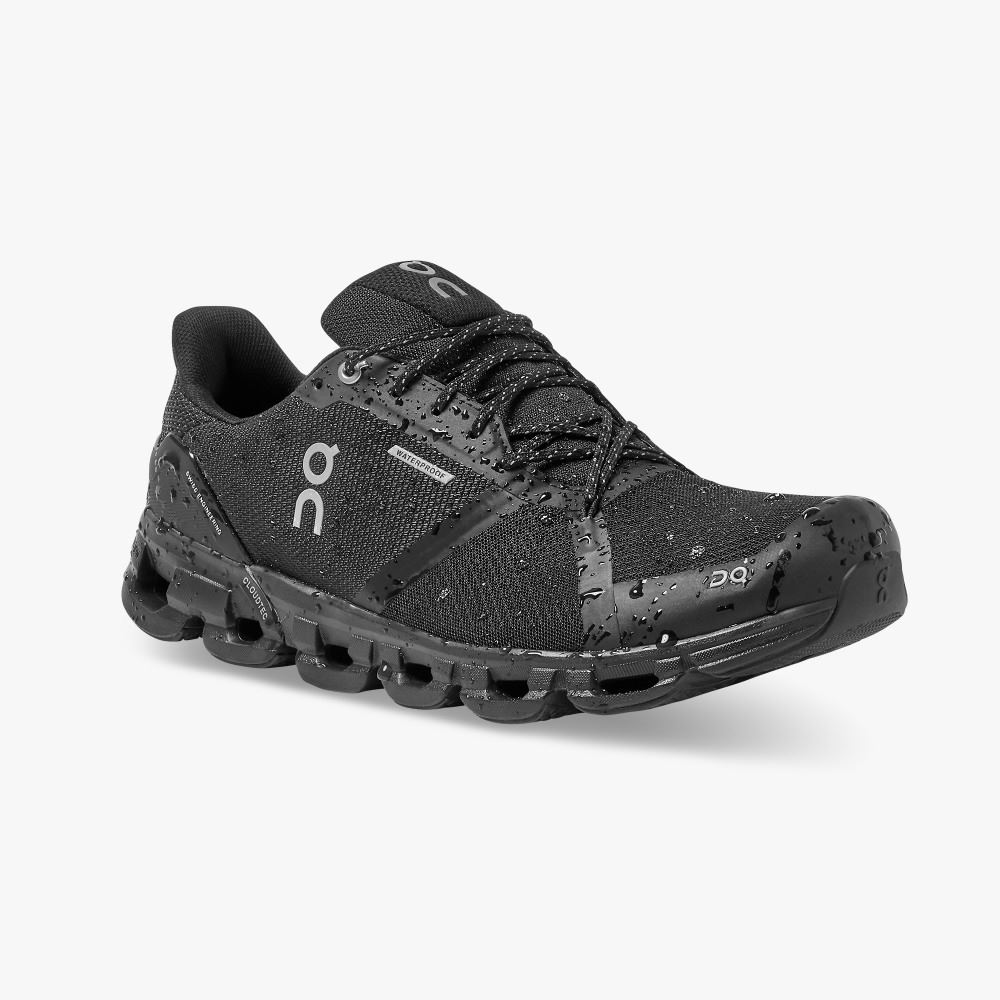 On Cloudflyer Waterproof - Waterproof Stability Running Shoe - Black | Lunar ON95XF51 - Image 7