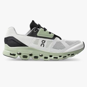 On Cloudstratus: Maximum Cushioned Running Shoe - White | Black ON95XF56