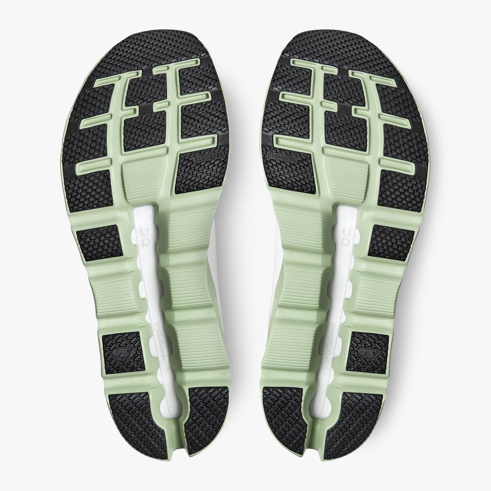 On Cloudstratus: Maximum Cushioned Running Shoe - White | Black ON95XF56 - Image 4