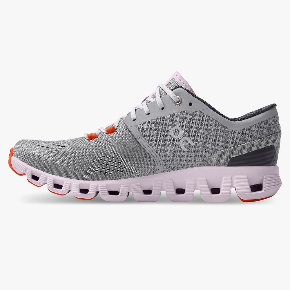 On New Cloud X - Workout and Cross Training Shoe - Alloy | Lily ON95XF356 - Image 4