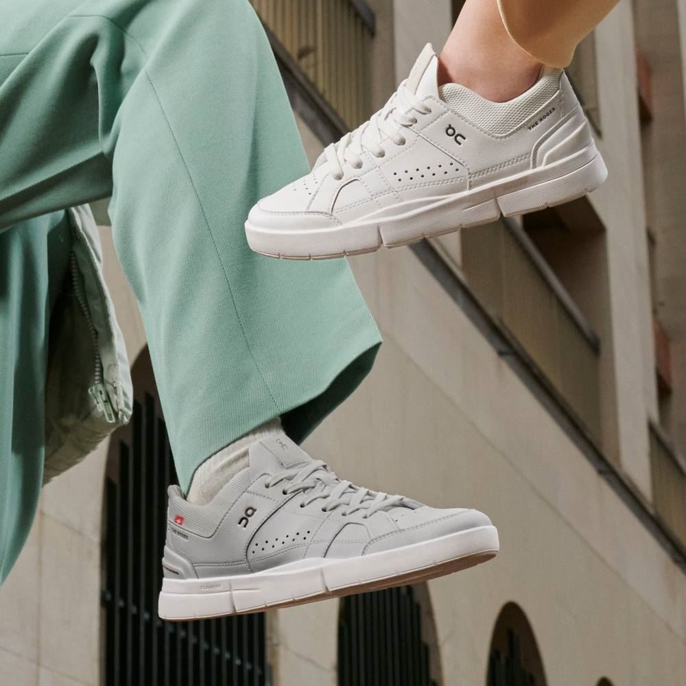 On THE ROGER Clubhouse: the expressive everyday sneaker - Glacier | White ON95XF401 - Image 2