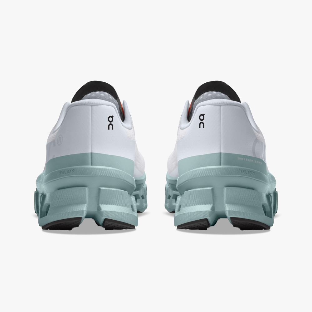On The Cloudmonster: Lightweight cushioned running shoe - Frost | Surf ON95XF33 - Image 5
