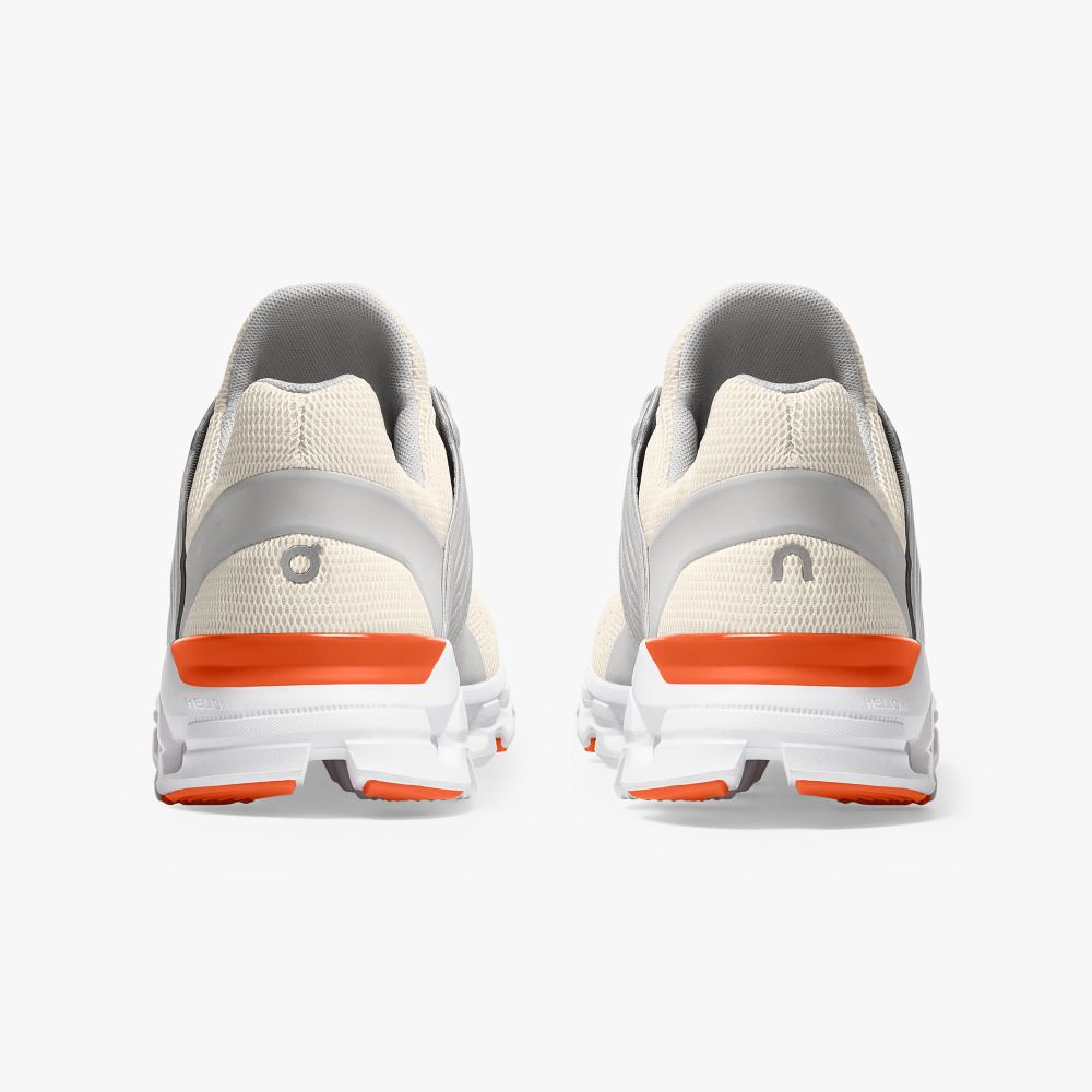 On Cloudswift - Road Shoe For Urban Running - White | Flame ON95XF63 - Image 4