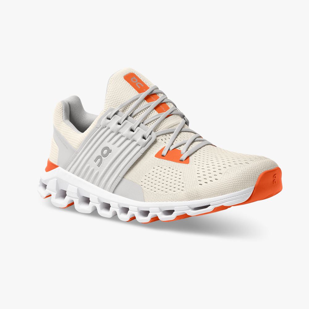 On Cloudswift - Road Shoe For Urban Running - White | Flame ON95XF63 - Image 5