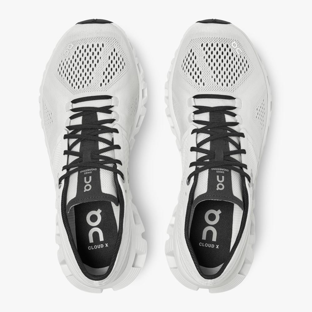 On New Cloud X - Workout and Cross Training Shoe - White | Black ON95XF362 - Image 2