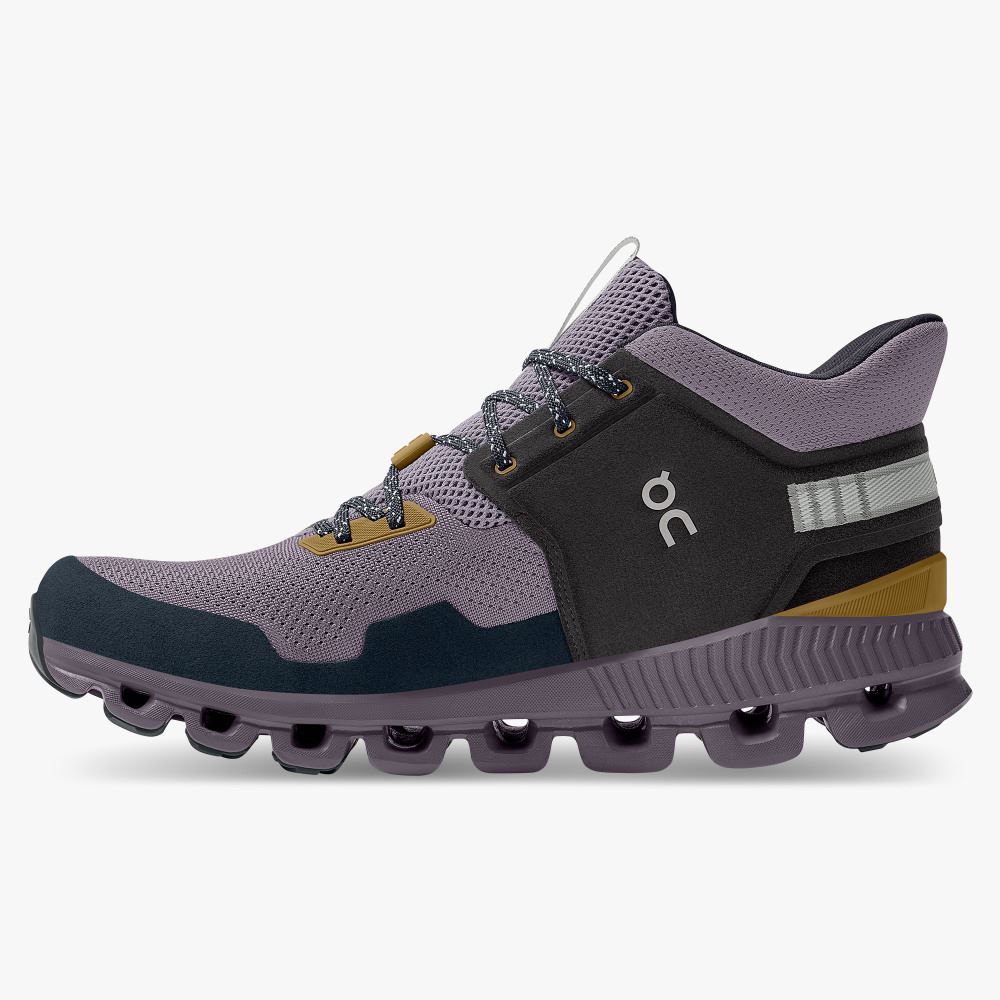 On Running Hi Edge - The street-ready sneaker silhouette - Pebble | Lilac ON95XF205 - Image 4