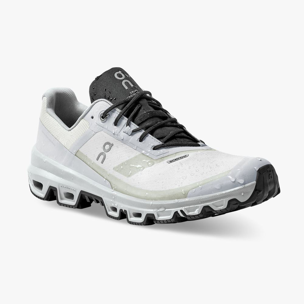 On Cloudventure Waterproof: Trail Running Shoe - Glacier | Black ON95XF22 - Image 6