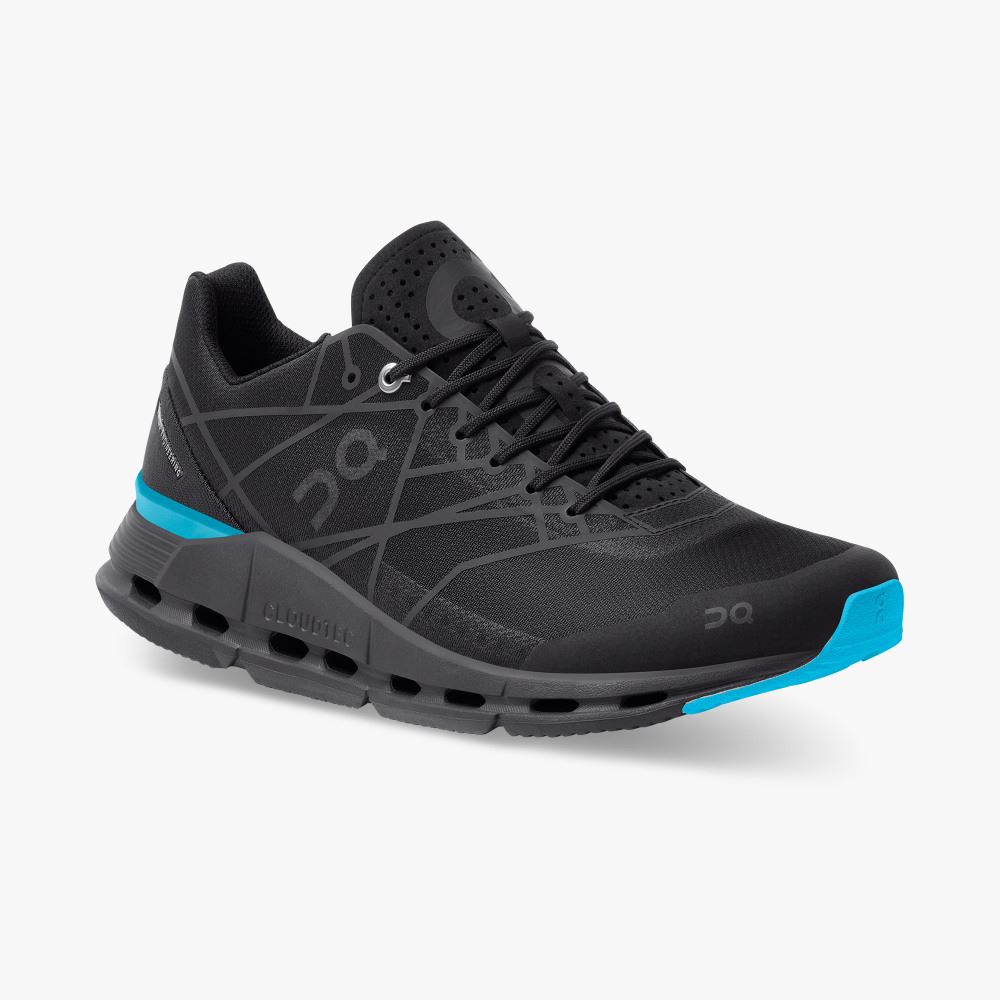 On The Cloudnova Z5: the new hybrid shoe - Black | Cyan ON95XF252 - Image 6