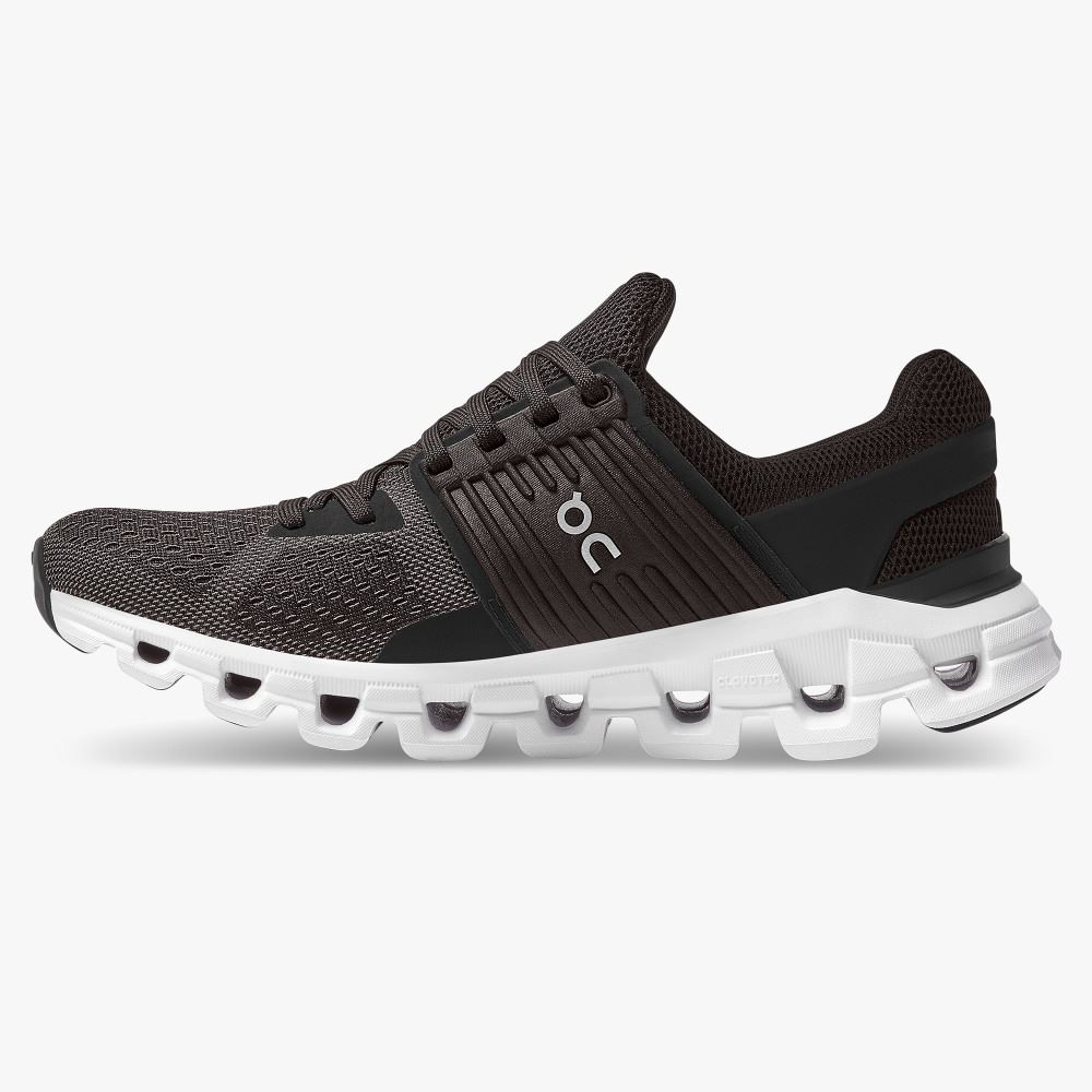 On Cloudswift - Road Shoe For Urban Running - Black | Rock ON95XF144 - Image 4