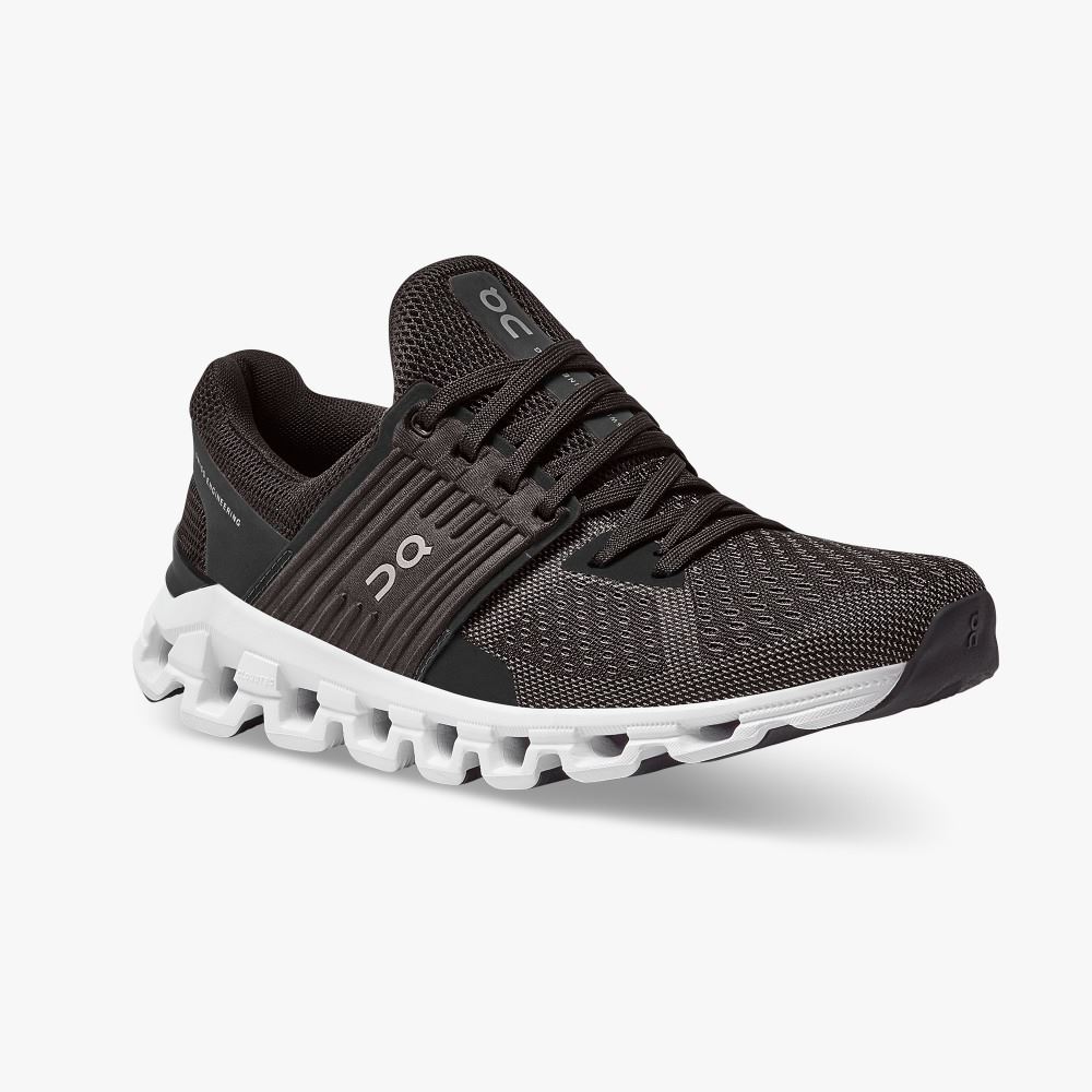 On Cloudswift - Road Shoe For Urban Running - Black | Rock ON95XF144 - Image 6