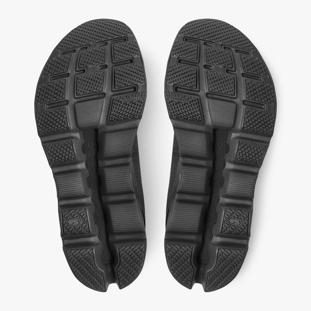 On Cloudstratus: Maximum Cushioned Running Shoe - Black ON95XF138 - Image 3
