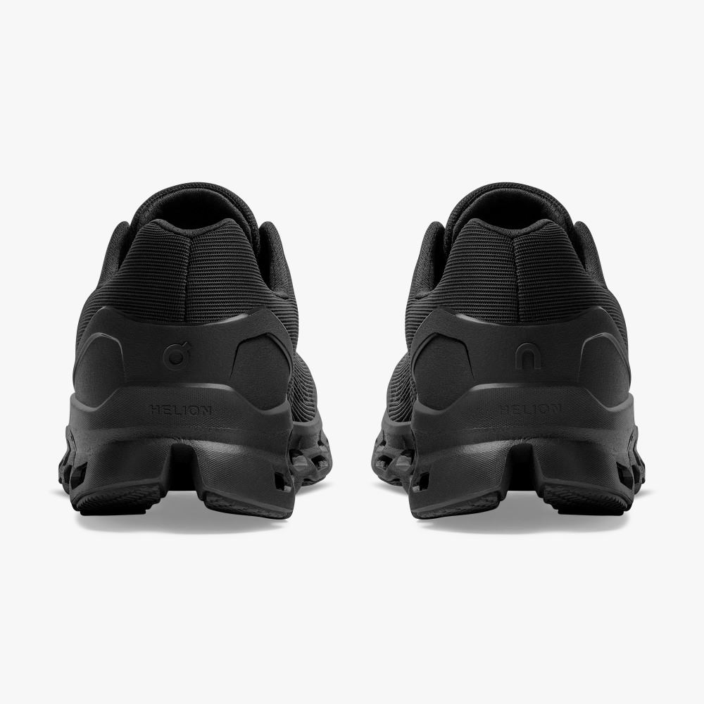 On Cloudstratus: Maximum Cushioned Running Shoe - Black ON95XF138 - Image 5