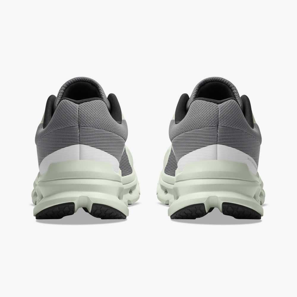 On The Cloudrunner: Supportive & Breathable Running Shoe - Frost | Aloe ON95XF114 - Image 6