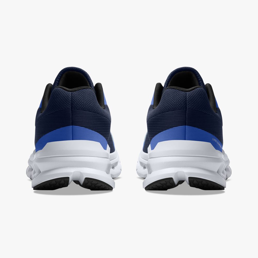 On The Cloudrunner: Supportive & Breathable Running Shoe - Chambray | Midnight ON95XF113 - Image 5