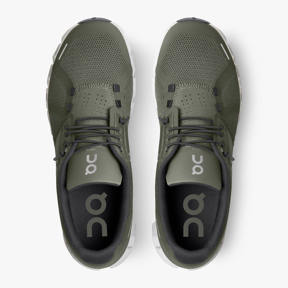 On Running 5 - the lightweight shoe for everyday performance - Olive | White ON95XF185 - Image 2