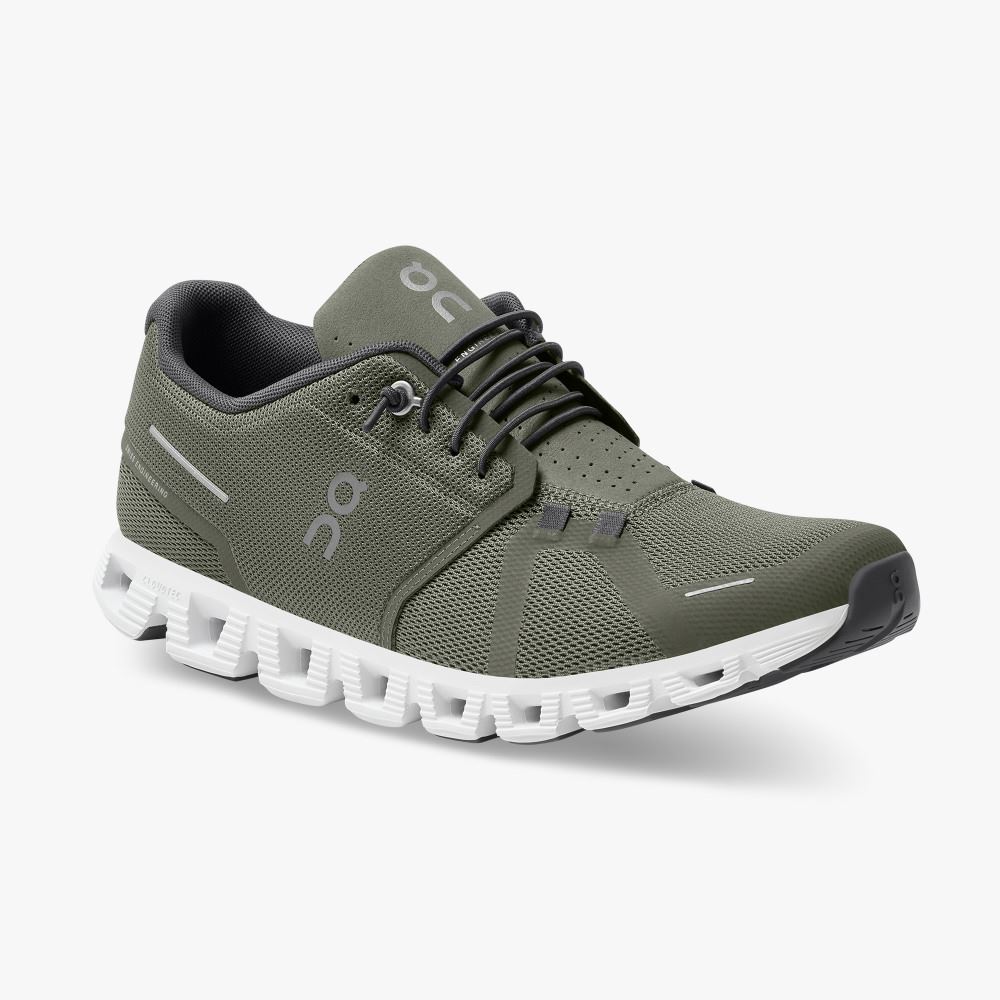 On Running 5 - the lightweight shoe for everyday performance - Olive | White ON95XF185 - Image 6