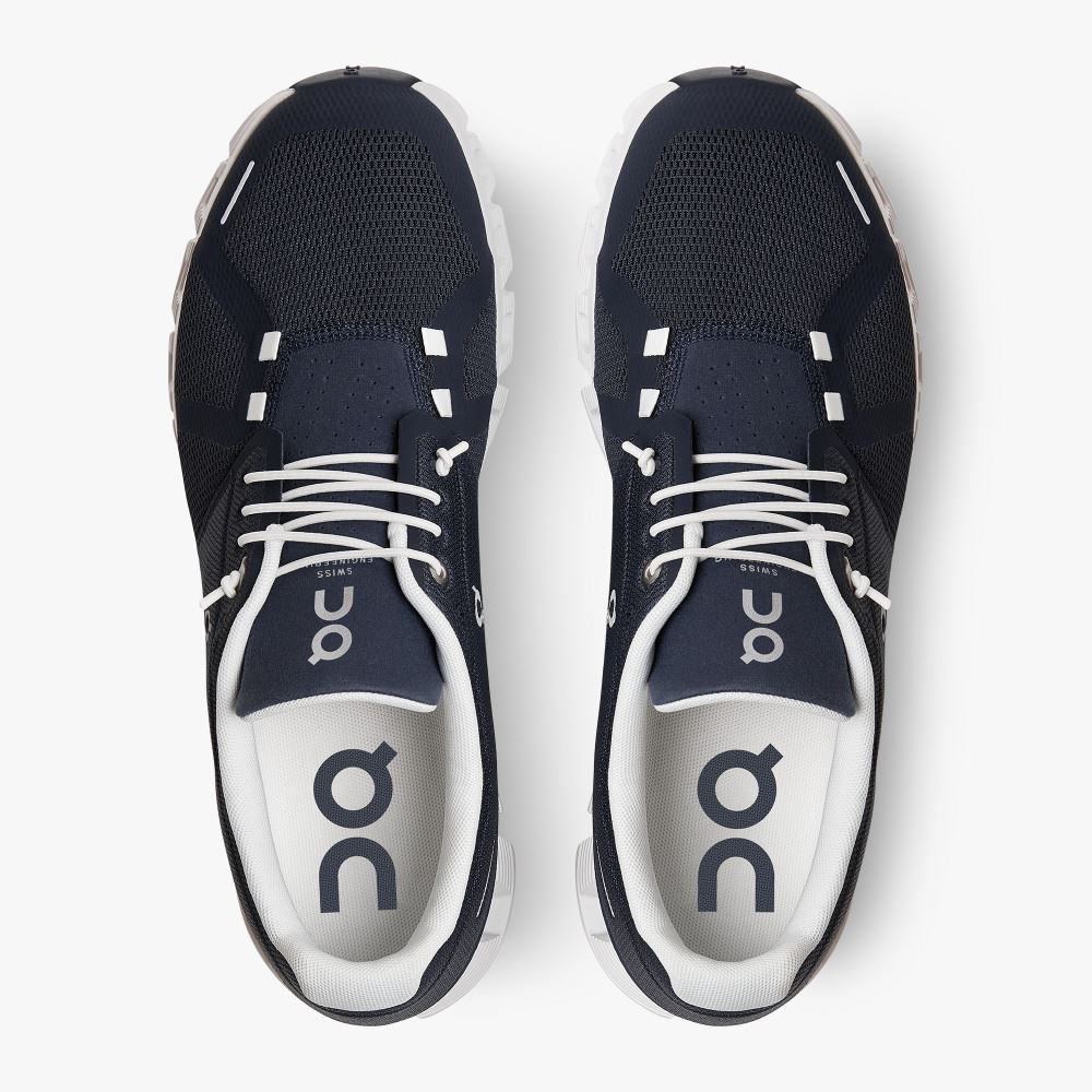 On Running 5 - the lightweight shoe for everyday performance - Midnight | White ON95XF183 - Image 2