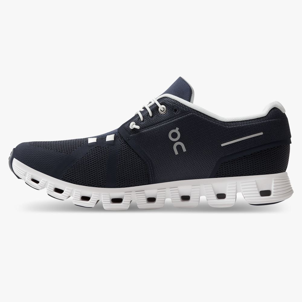 On Running 5 - the lightweight shoe for everyday performance - Midnight | White ON95XF183 - Image 4