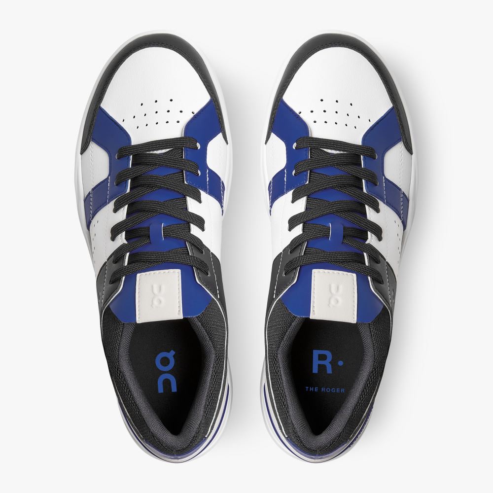 On THE ROGER Clubhouse Limited Edition: everyday sneaker - White | Indigo ON95XF284 - Image 2