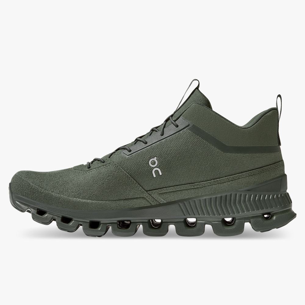 On Running Hi - High Top Sneaker - Forest ON95XF211 - Image 4