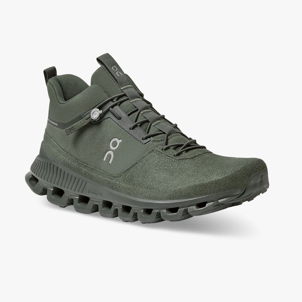 On Running Hi - High Top Sneaker - Forest ON95XF211 - Image 6