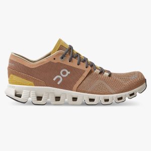 On New Cloud X - Workout and Cross Training Shoe - Mocha | Sand ON95XF360