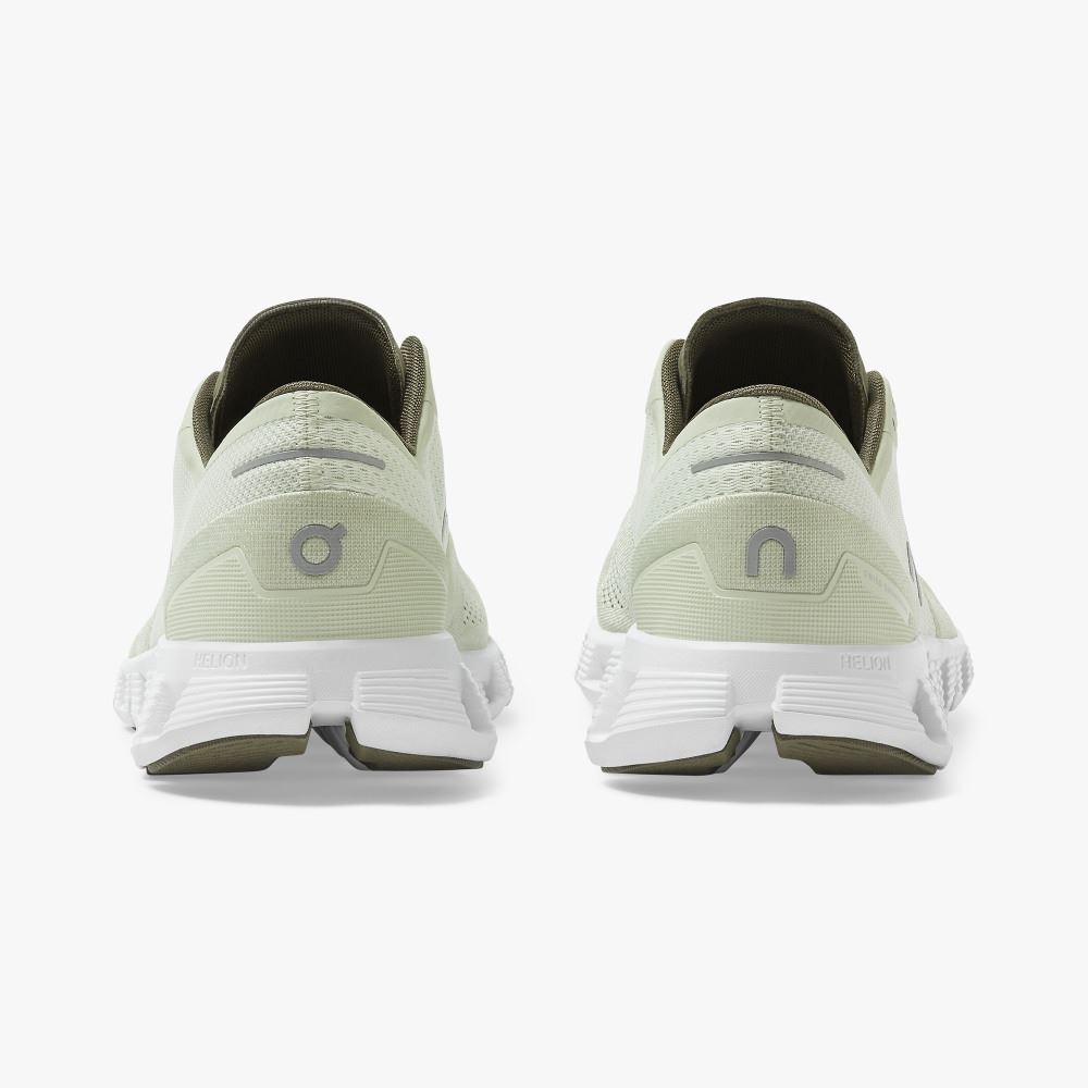 On New Cloud X - Workout and Cross Training Shoe - Aloe | White ON95XF239 - Image 6