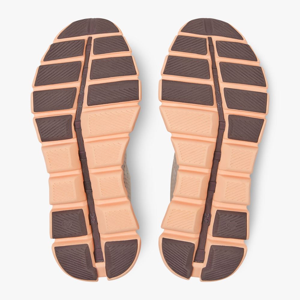 On New Cloud X - Workout and Cross Training Shoe - Silver | Almond ON95XF361 - Image 4